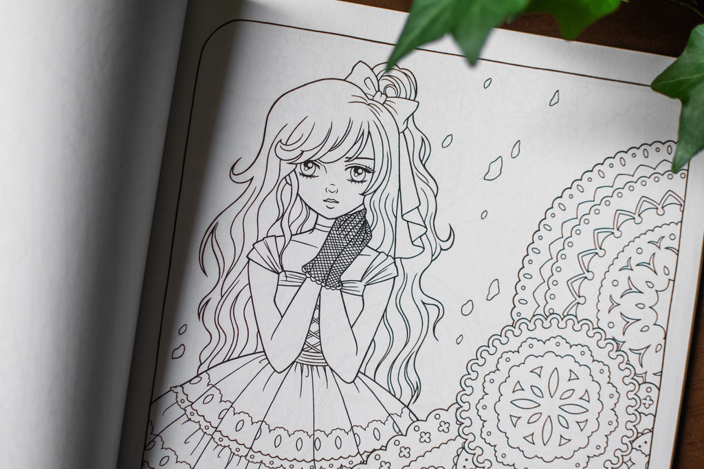 Creative Haven Manga Muses Coloring Book: Inspiring Anime, Manga, & Pop Surrealist Designs (Adult Coloring Books: Fantasy)