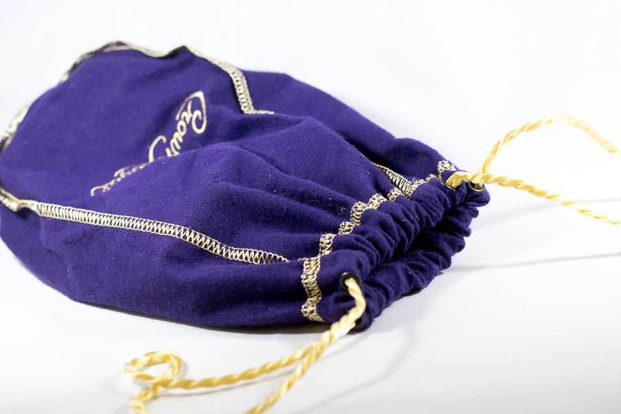 Purple and/or Green Crown Royal Gift Bag Dice Bag Lining Counter Pouch - Green