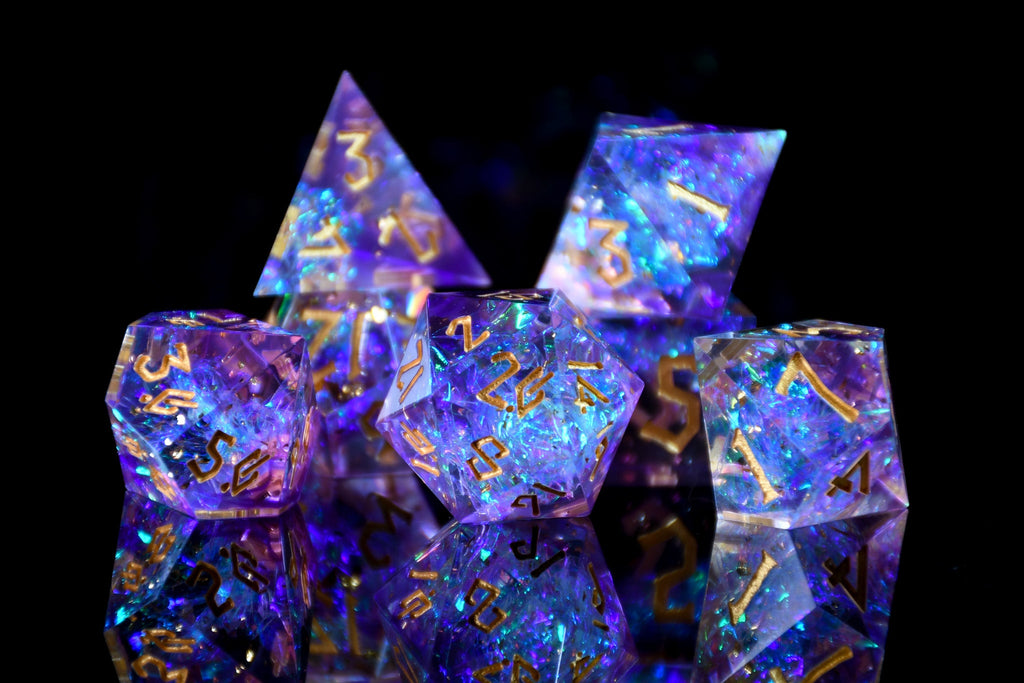 Astral Projection Sharp-Edged Resin Dice Set