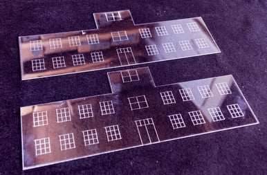 Window Kit for Airport Terminal Building w/ Tower - 15MMDF167-1 - 