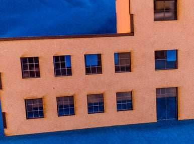 Window Kit for Airport Terminal Building w/ Tower - 15MMDF167-1 - 