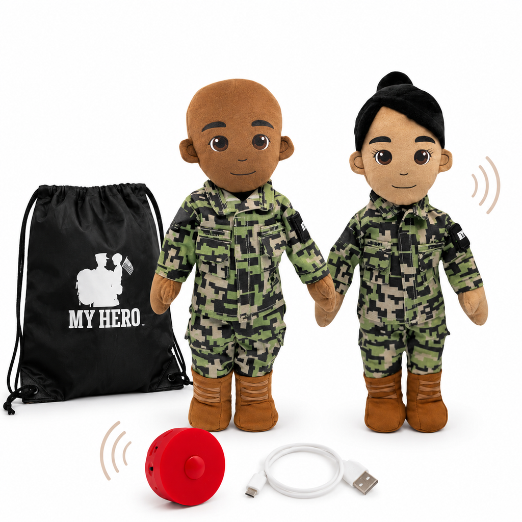 My Hero™ Daddy Doll Navy Sailor | Custom Recordable Plush