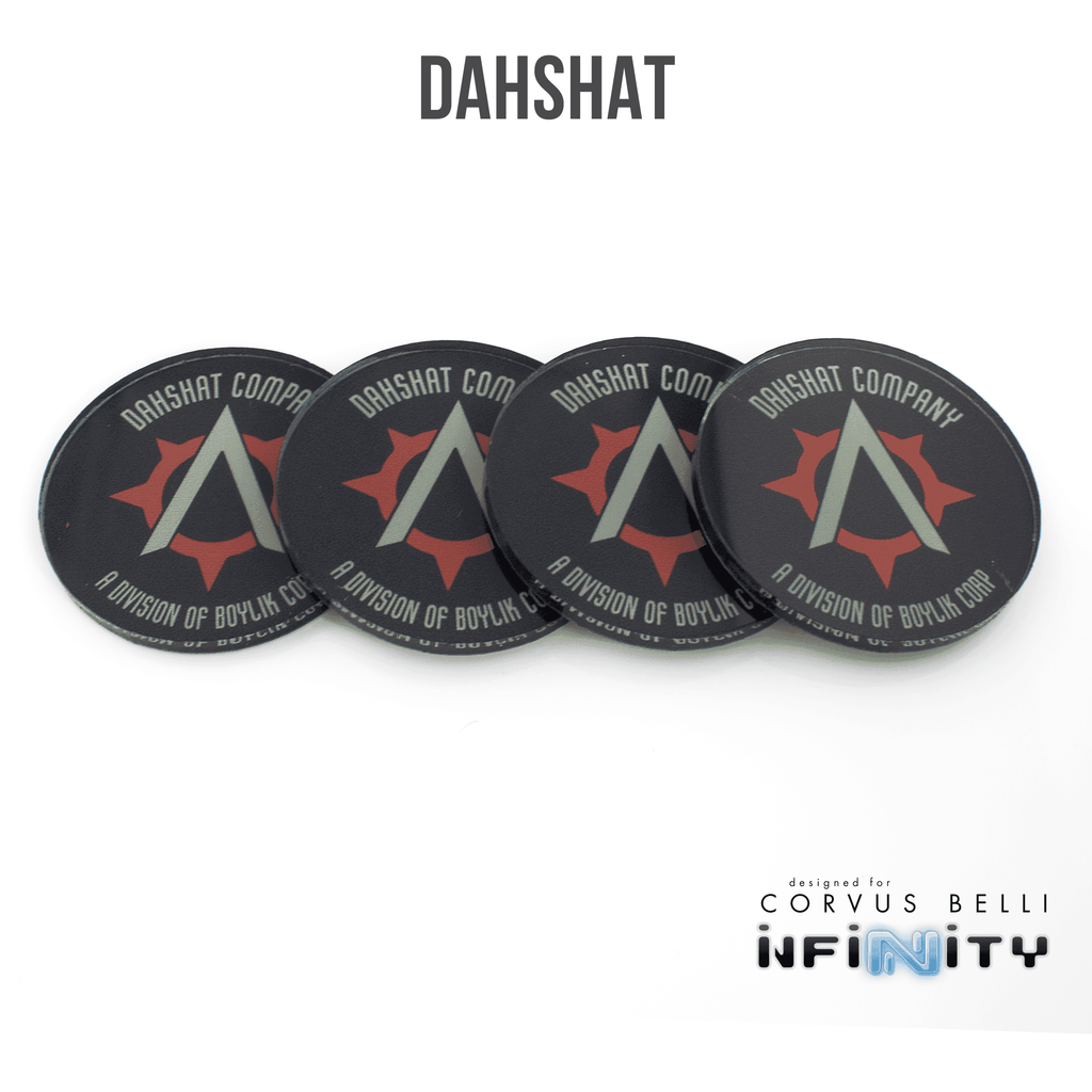 Infinity Faction Command Tokens - Dahshat Company