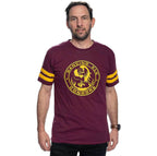 Dancing Elk Condors Halloween Costume T-Shirt Tee with Striped Sleeves Cosplay - S