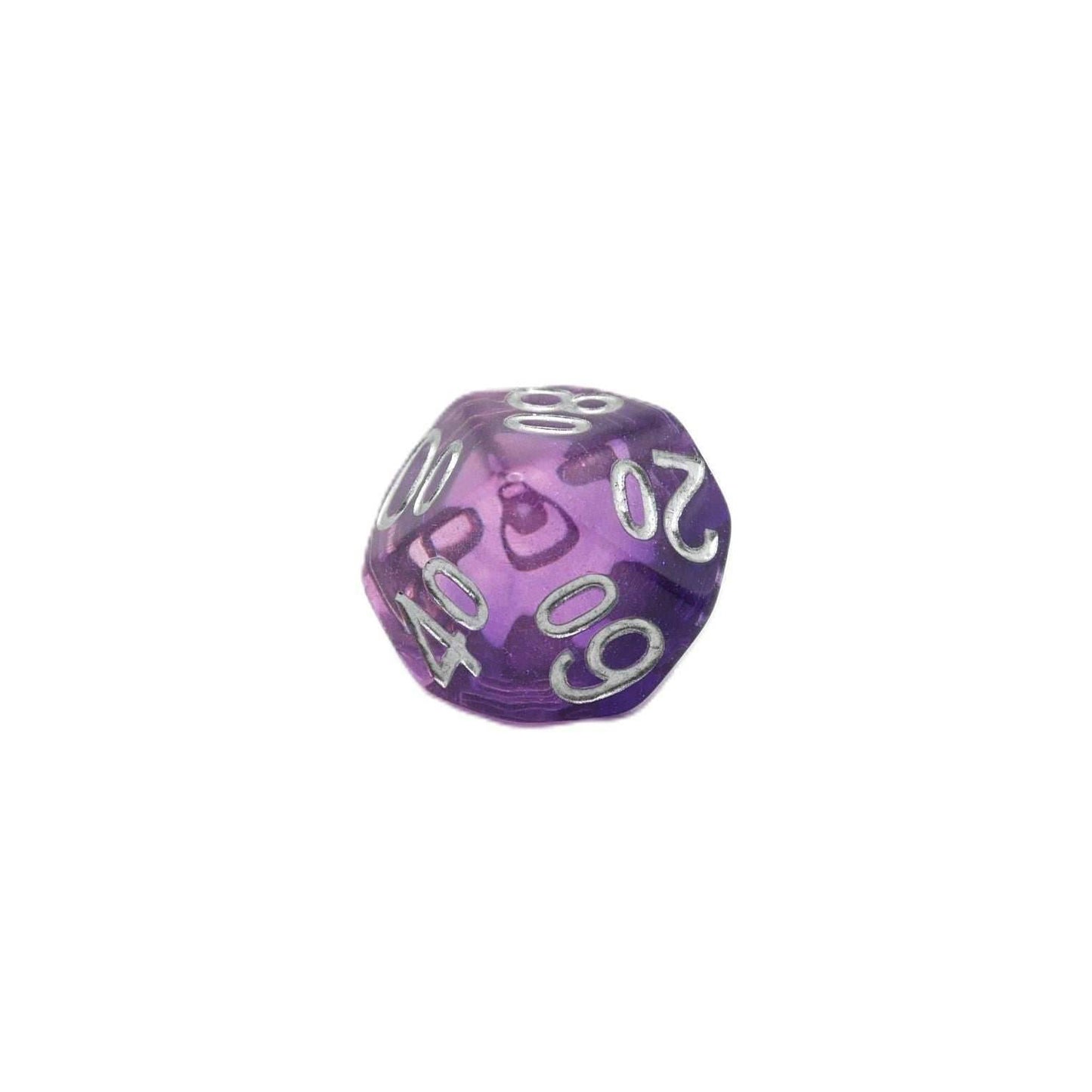Dancing Lavender - 7 Piece DnD Dice Set | Acrylic RPG Gaming Dice - 