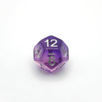 Dancing Lavender - 7 Piece DnD Dice Set | Acrylic RPG Gaming Dice - 