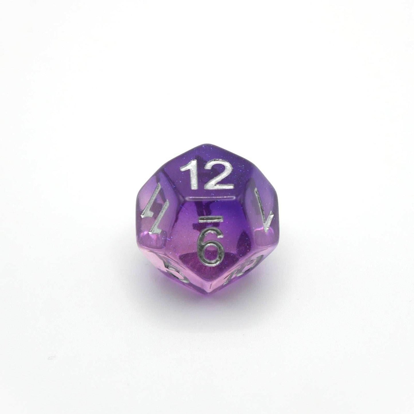 Dancing Lavender - 7 Piece DnD Dice Set | Acrylic RPG Gaming Dice - 