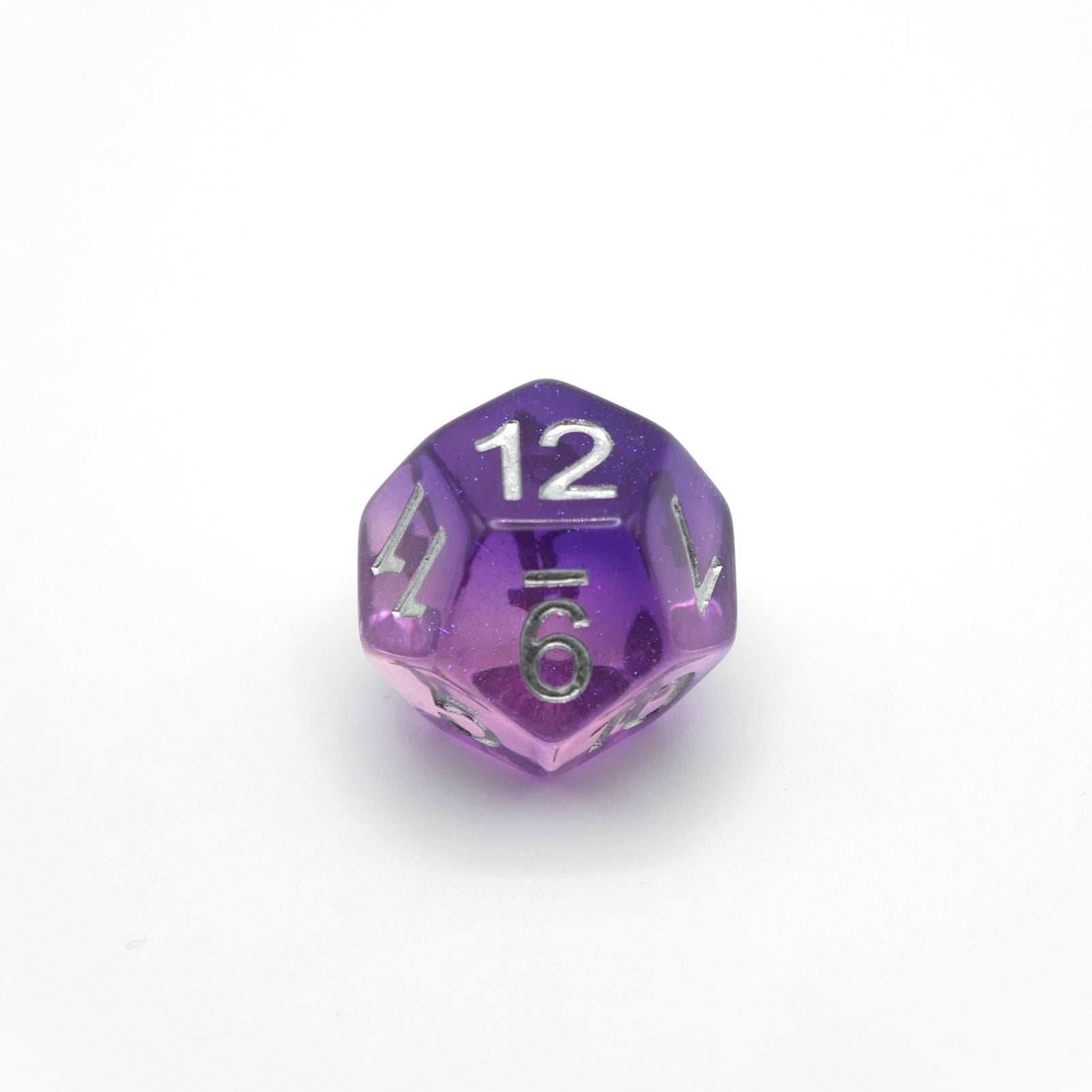 Dancing Lavender - 7 Piece DnD Dice Set | Acrylic RPG Gaming Dice - 