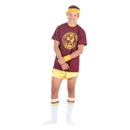 Dancing Elk Condors Halloween Costume T-Shirt Tee with Striped Sleeves Cosplay