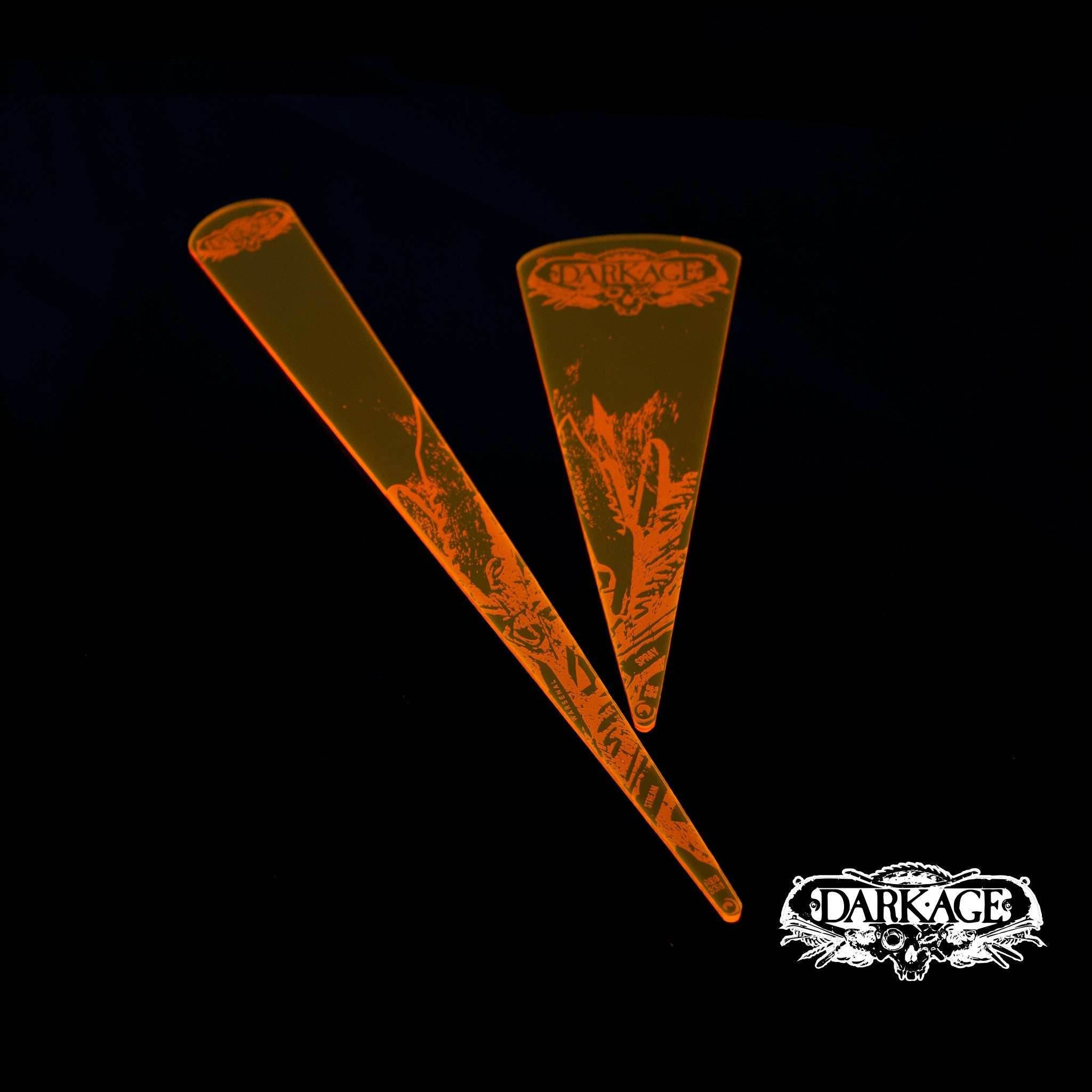 Dark Age Premium Template Set - Fluorescent Green