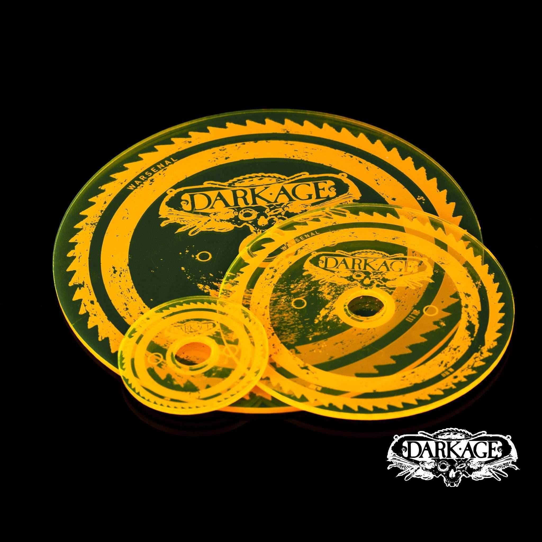 Dark Age Premium Template Set - Fluorescent Green