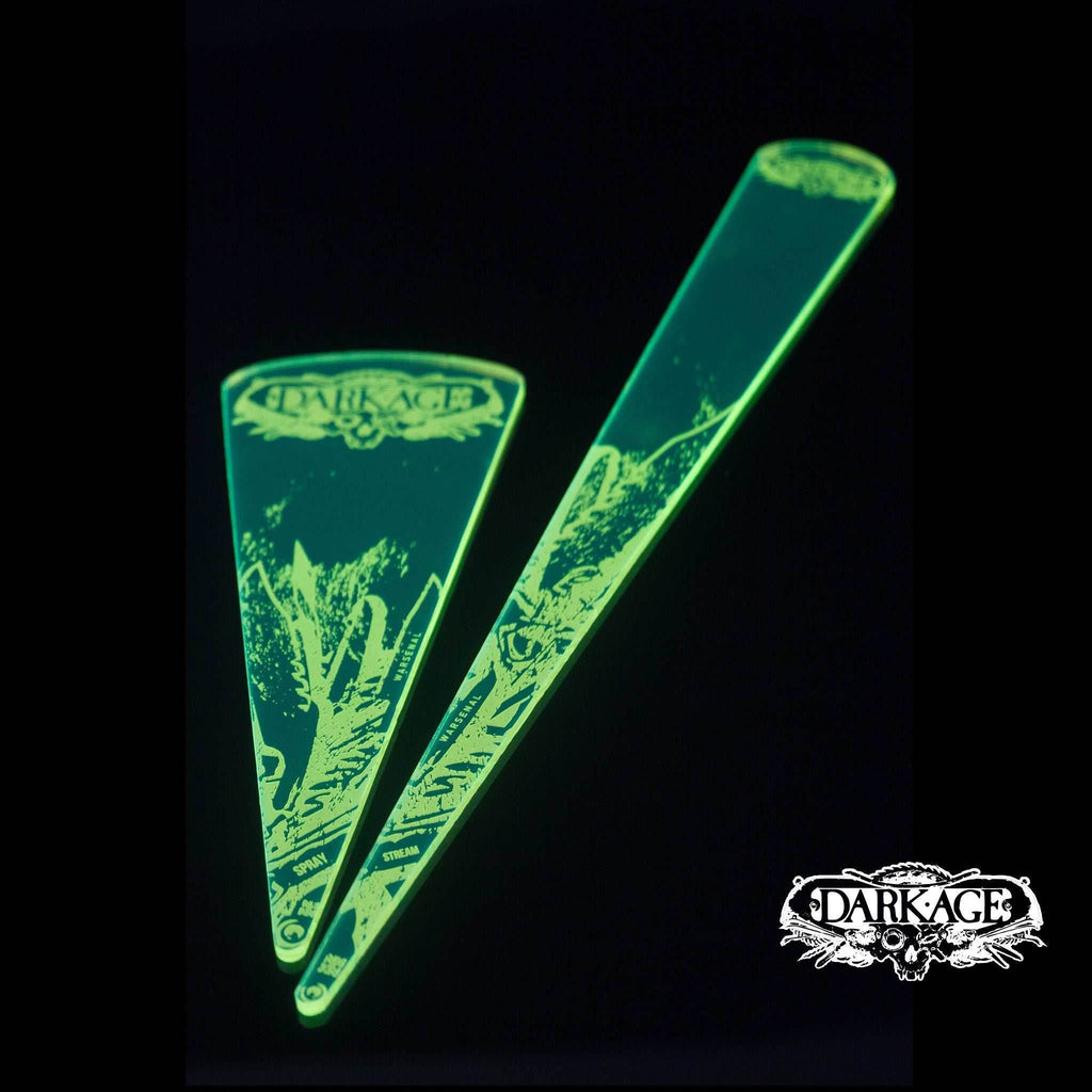 Dark Age Premium Template Set - Fluorescent Green