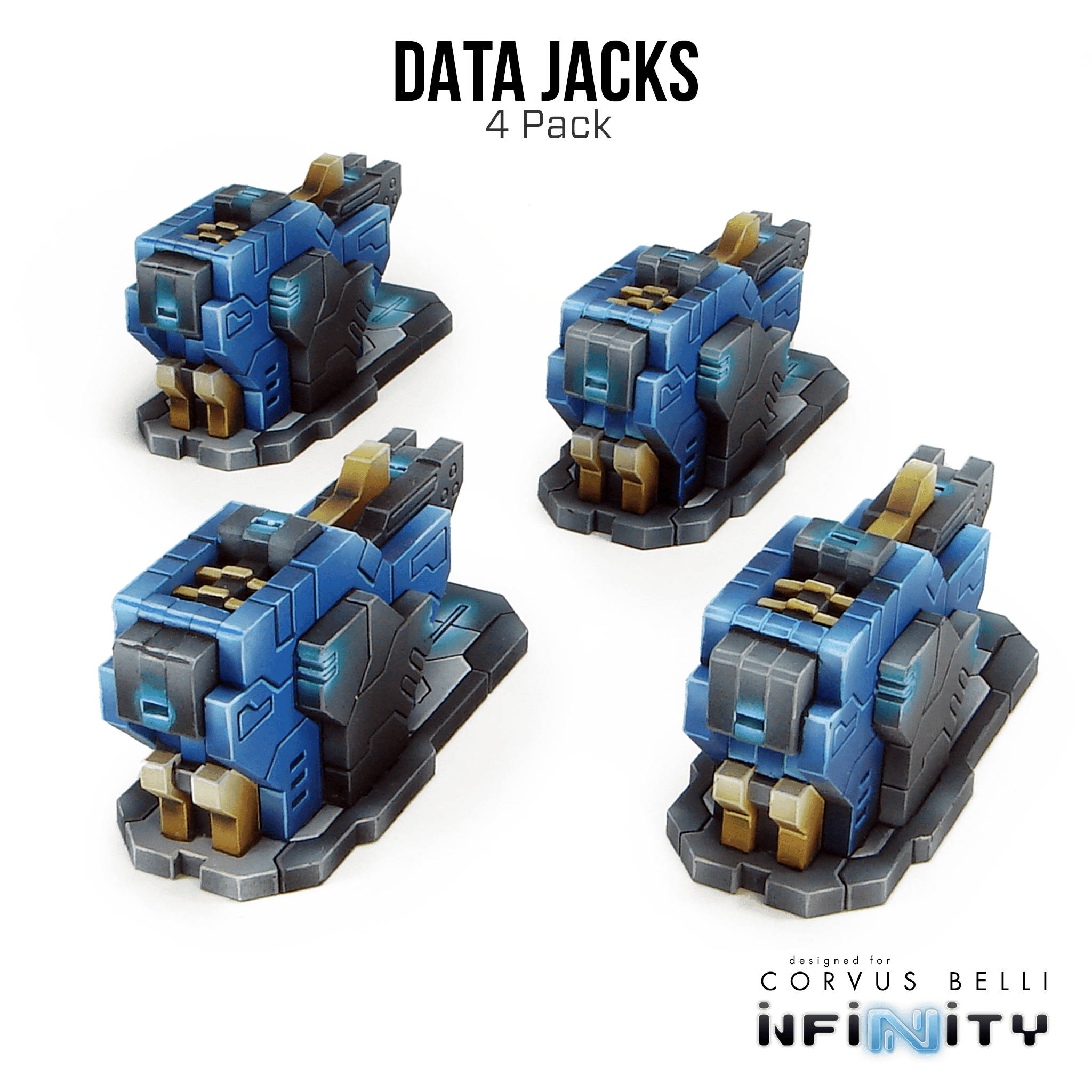 Kapsulo Data Jacks - 4 Pack