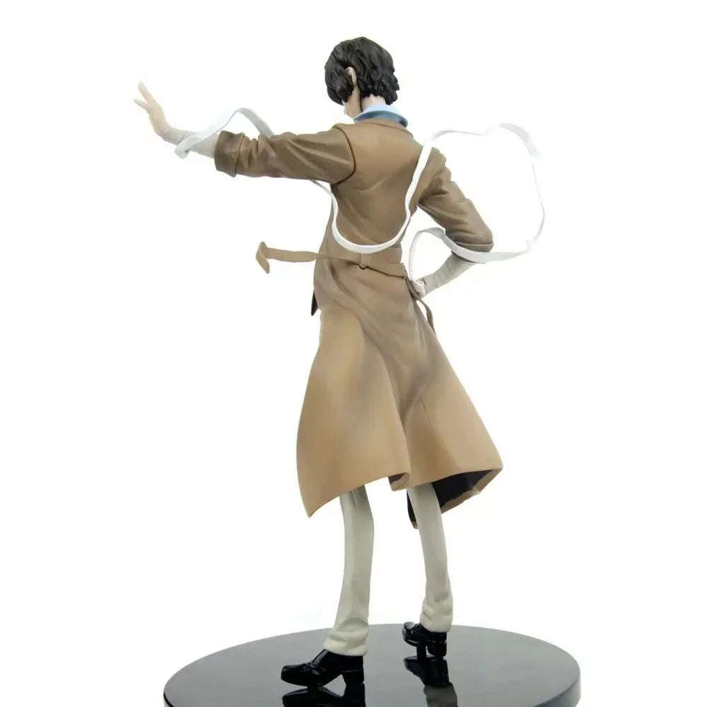 Dazai Osamu Anime Figurine, Bungo Stray Dogs Anime Figures PVC Action Toy Statue 26 cm