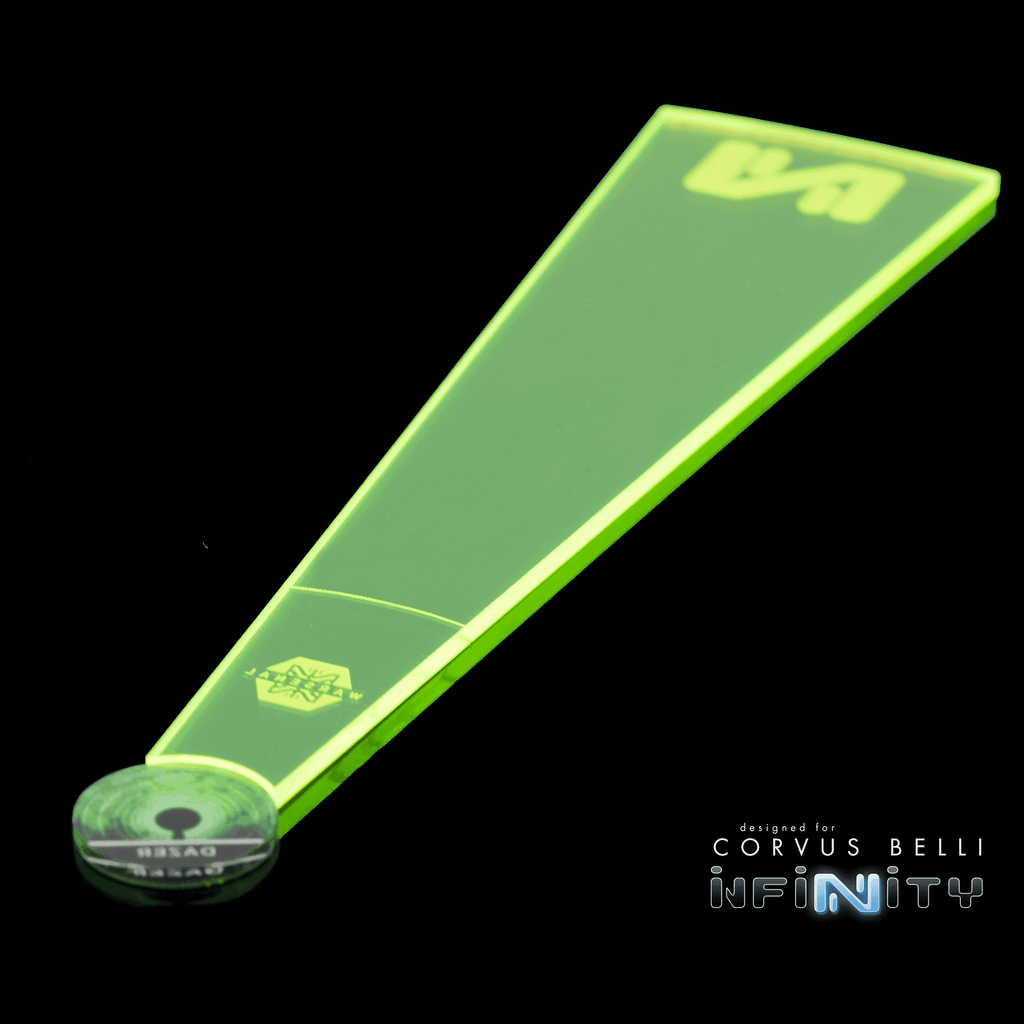 Infinity Zone of Control Templates - Fluorescent Green