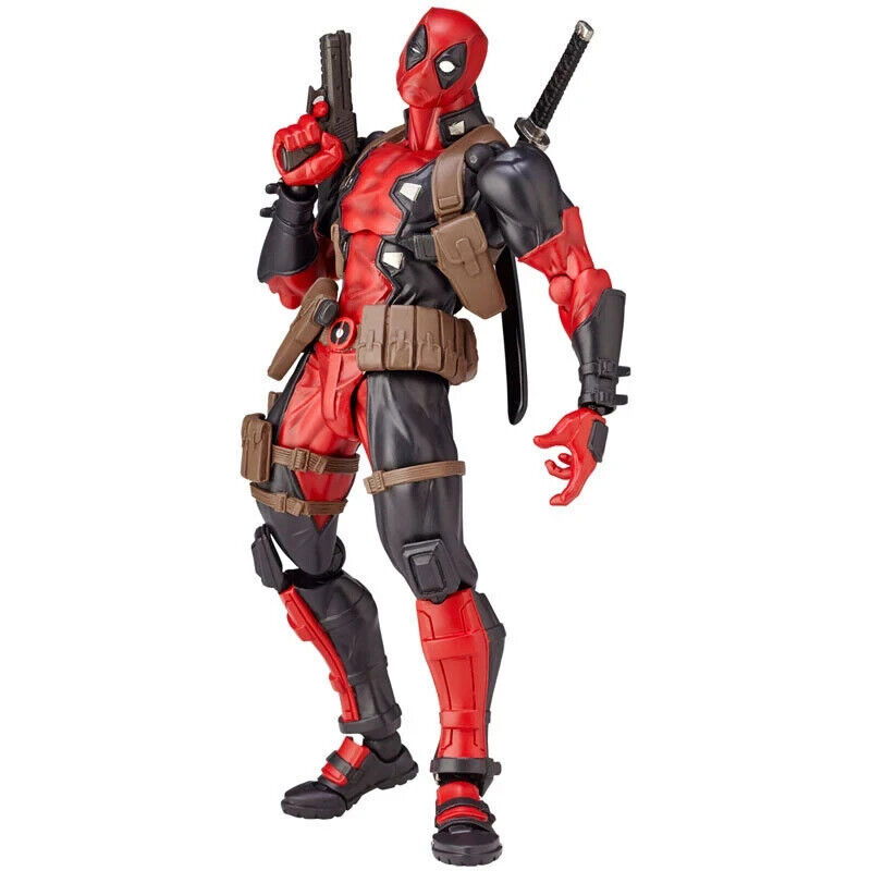 Deadpool Super Hero Figure, Marvel X-Man Moveable Figurine, Toys Gifts 6 in