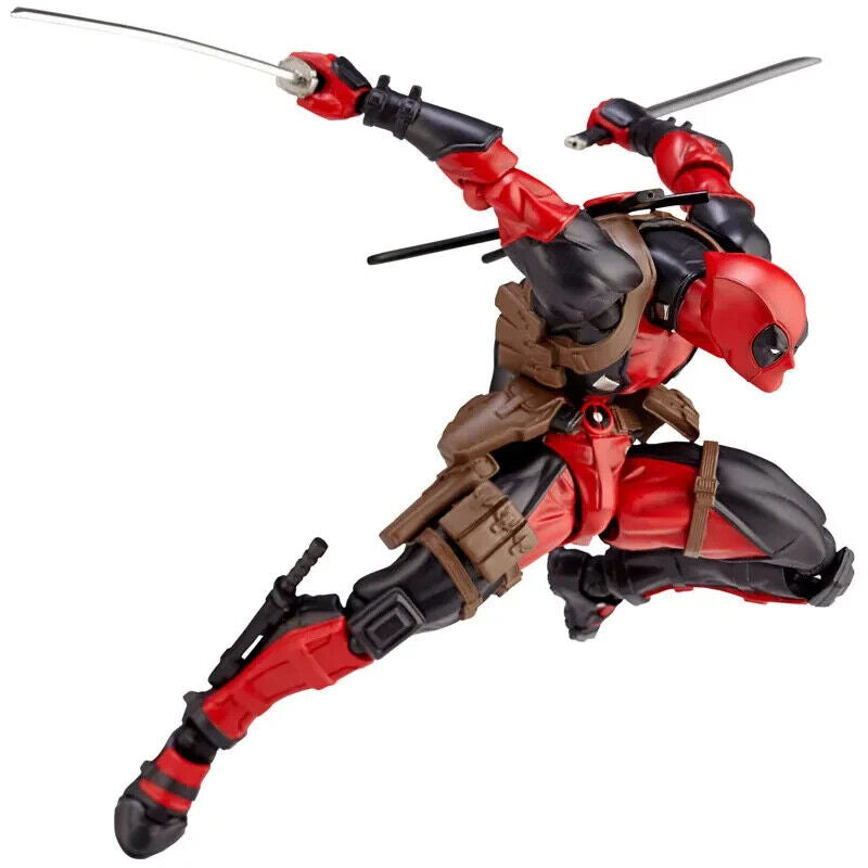 Deadpool Super Hero Figure, Marvel X-Man Moveable Figurine, Toys Gifts 6 in