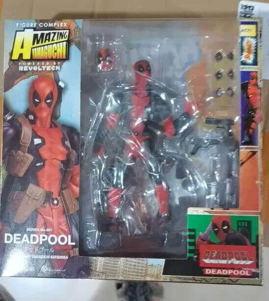 Deadpool Super Hero Figure, Marvel X-Man Moveable Figurine, Toys Gifts 6 in