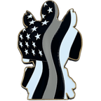 DL7-10 Deadpool inspired Correctional Officer Thin Gray Line CO Corrections - 