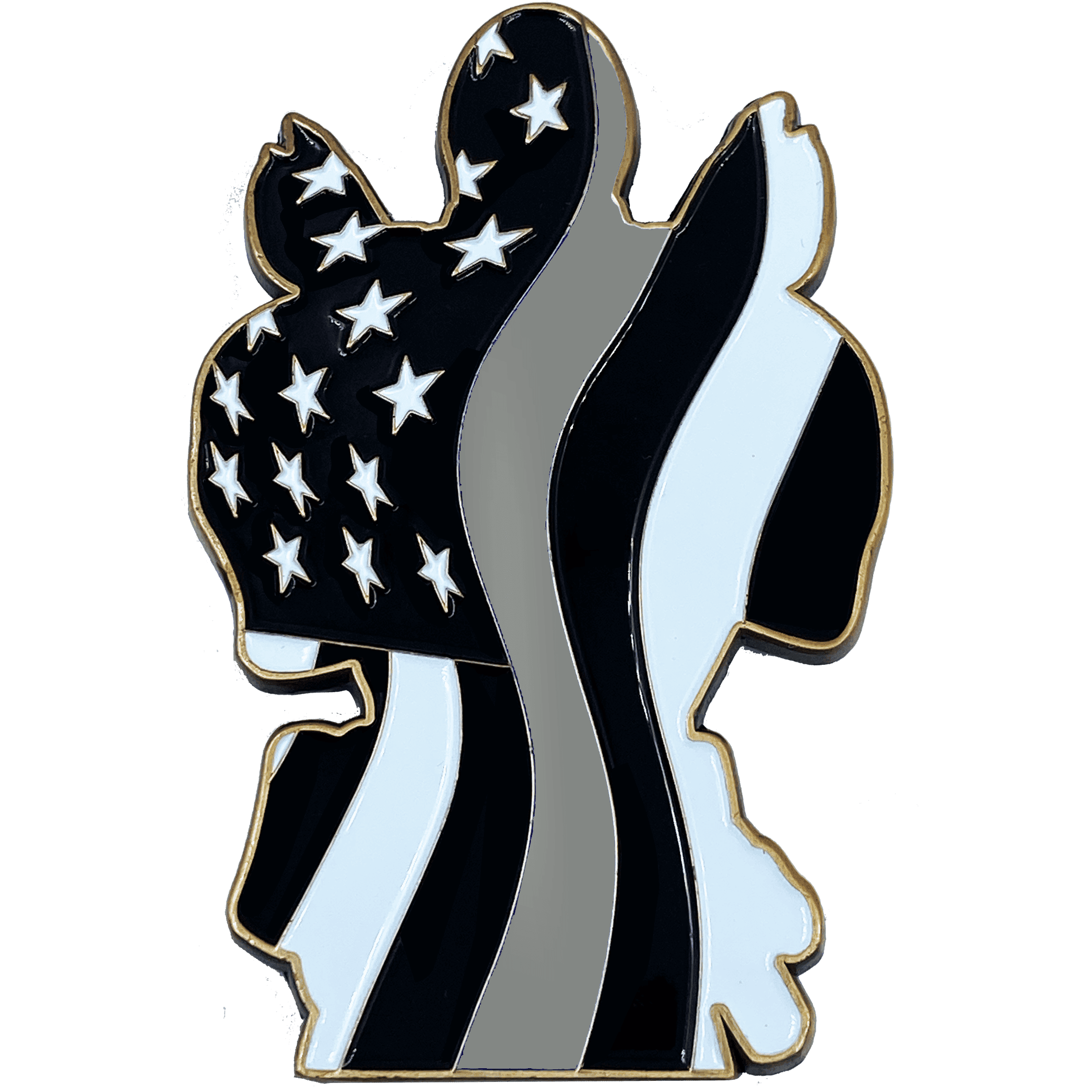 DL7-10 Deadpool inspired Correctional Officer Thin Gray Line CO Corrections - 