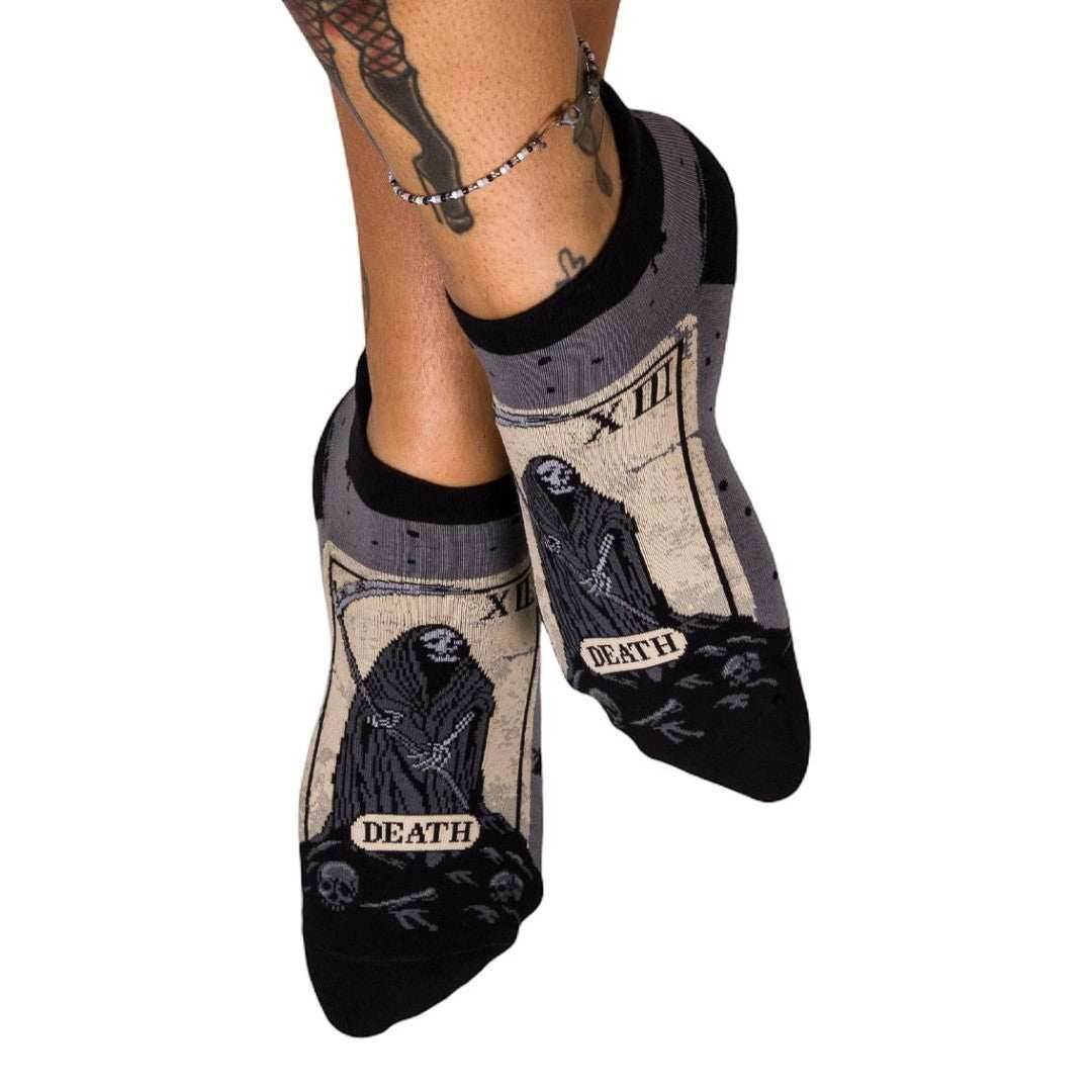 Death Tarot Card Ankle Socks - 