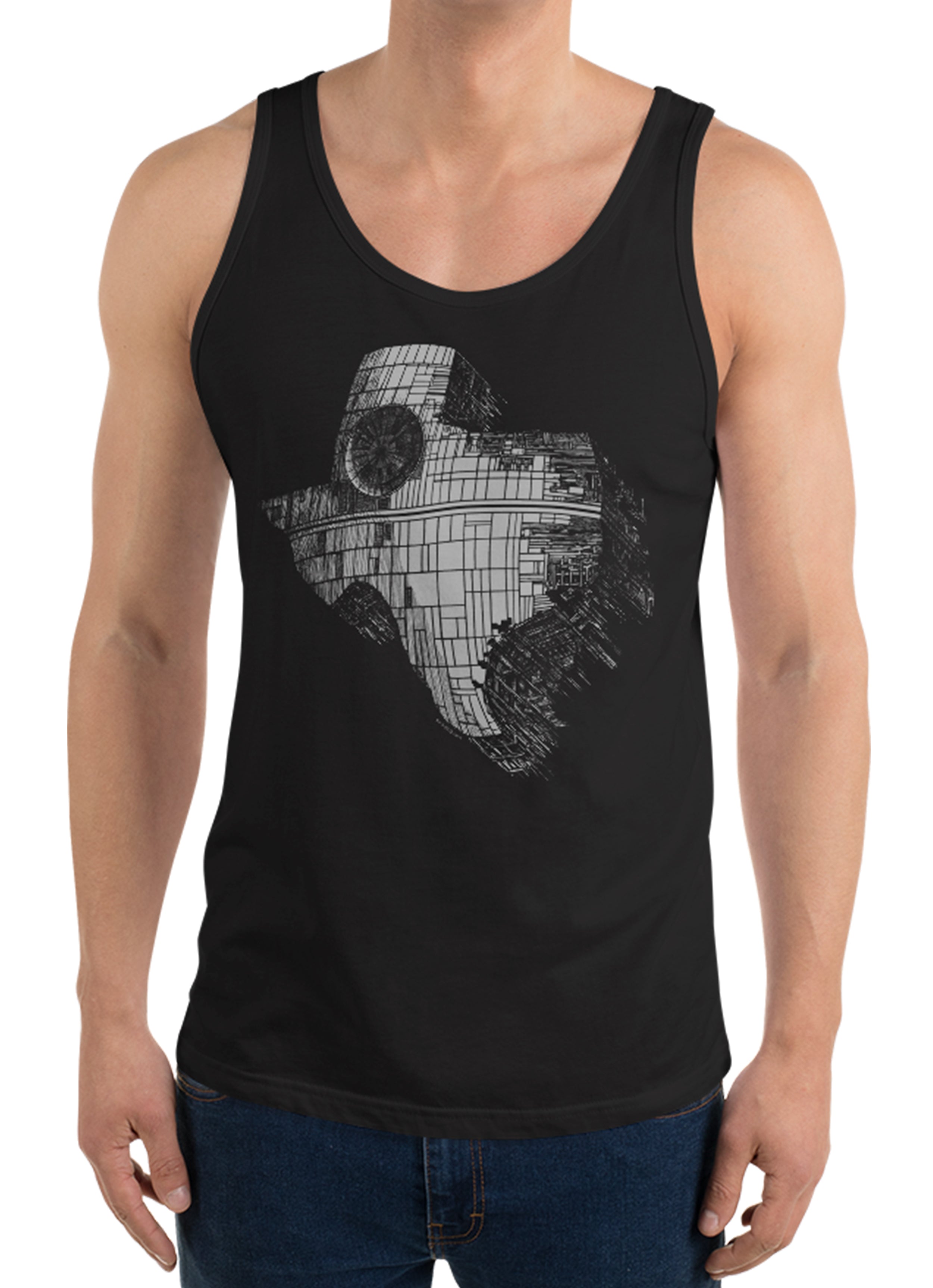 Texas Death Star Mens Tank