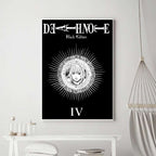Death Note Anime Poster Prints Wall Art, Painting Bedroom Living Room Wall Bar Restaurant Decor