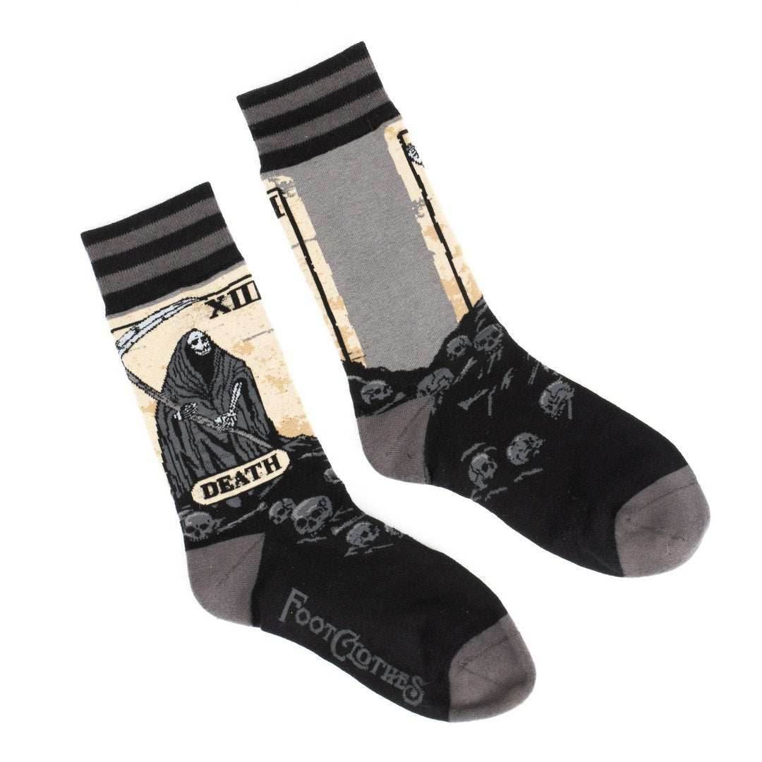 Death Tarot Card Ankle and Crew Sock Pack | 2 Designs - 