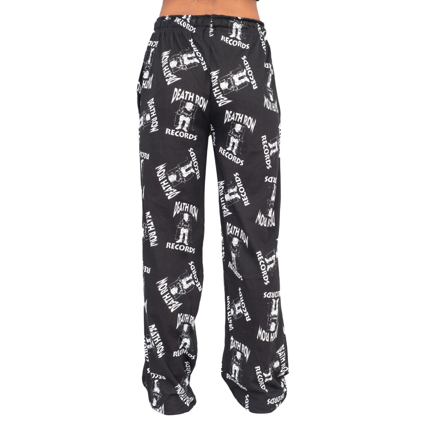 Deathrow Records Logo Toss Adult Sleep Lounge Pants