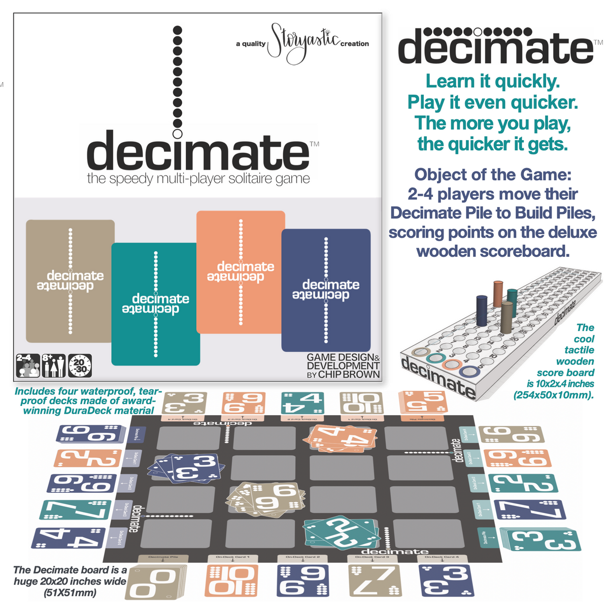 Decimate: The Speedy Multi-Player Solitaire Game