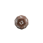 Deku Seed- 7 Piece DnD Dice Set | Wood RPG Gaming Dice - 