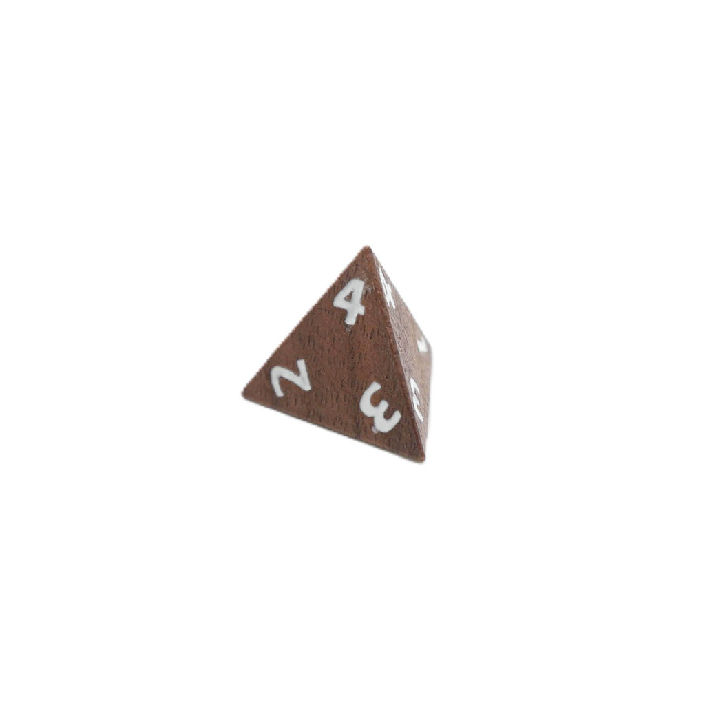 Deku Seed- 7 Piece DnD Dice Set | Wood RPG Gaming Dice - 