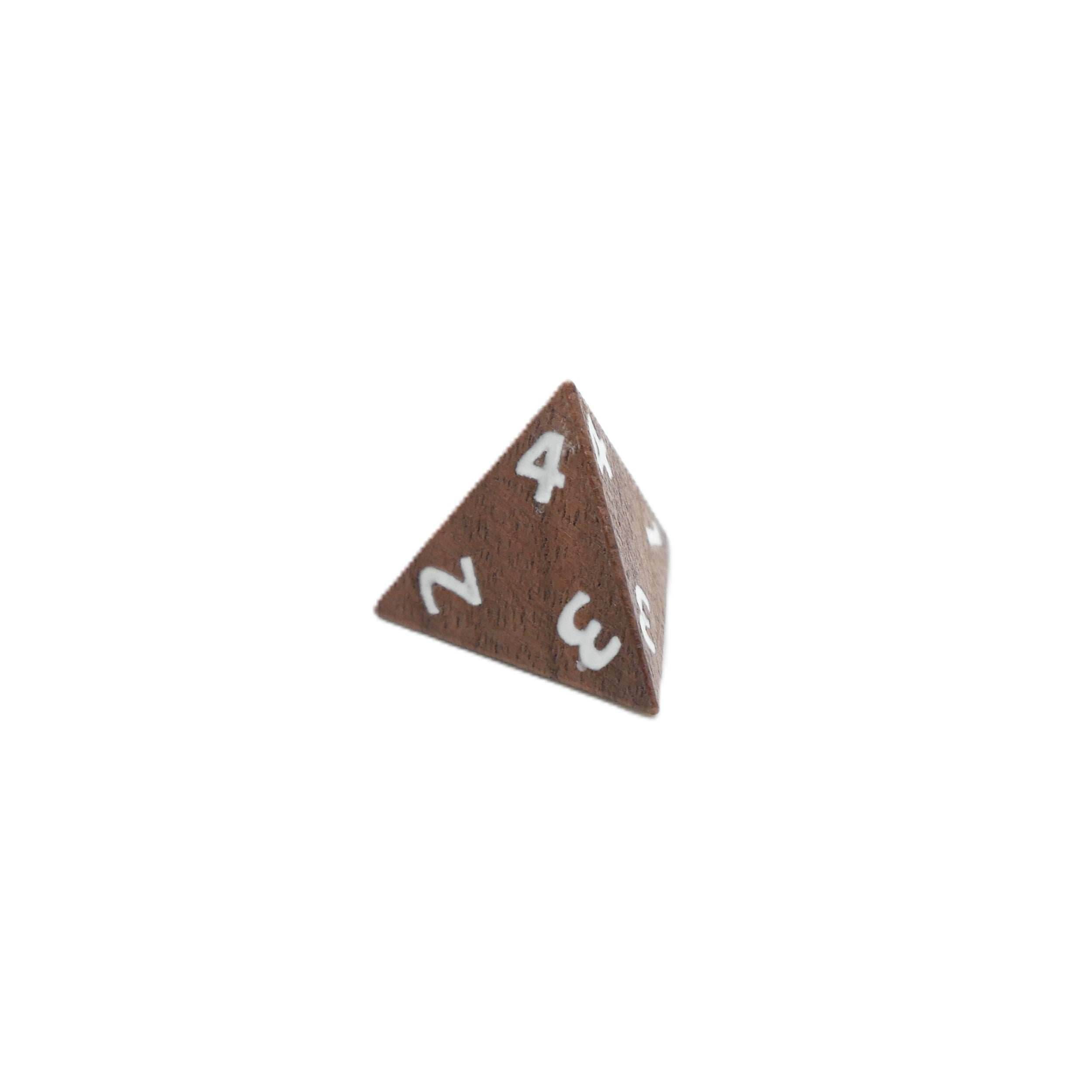 Deku Seed- 7 Piece DnD Dice Set | Wood RPG Gaming Dice - 