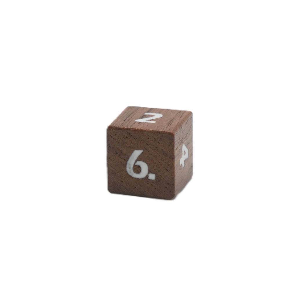 Deku Seed- 7 Piece DnD Dice Set | Wood RPG Gaming Dice - 