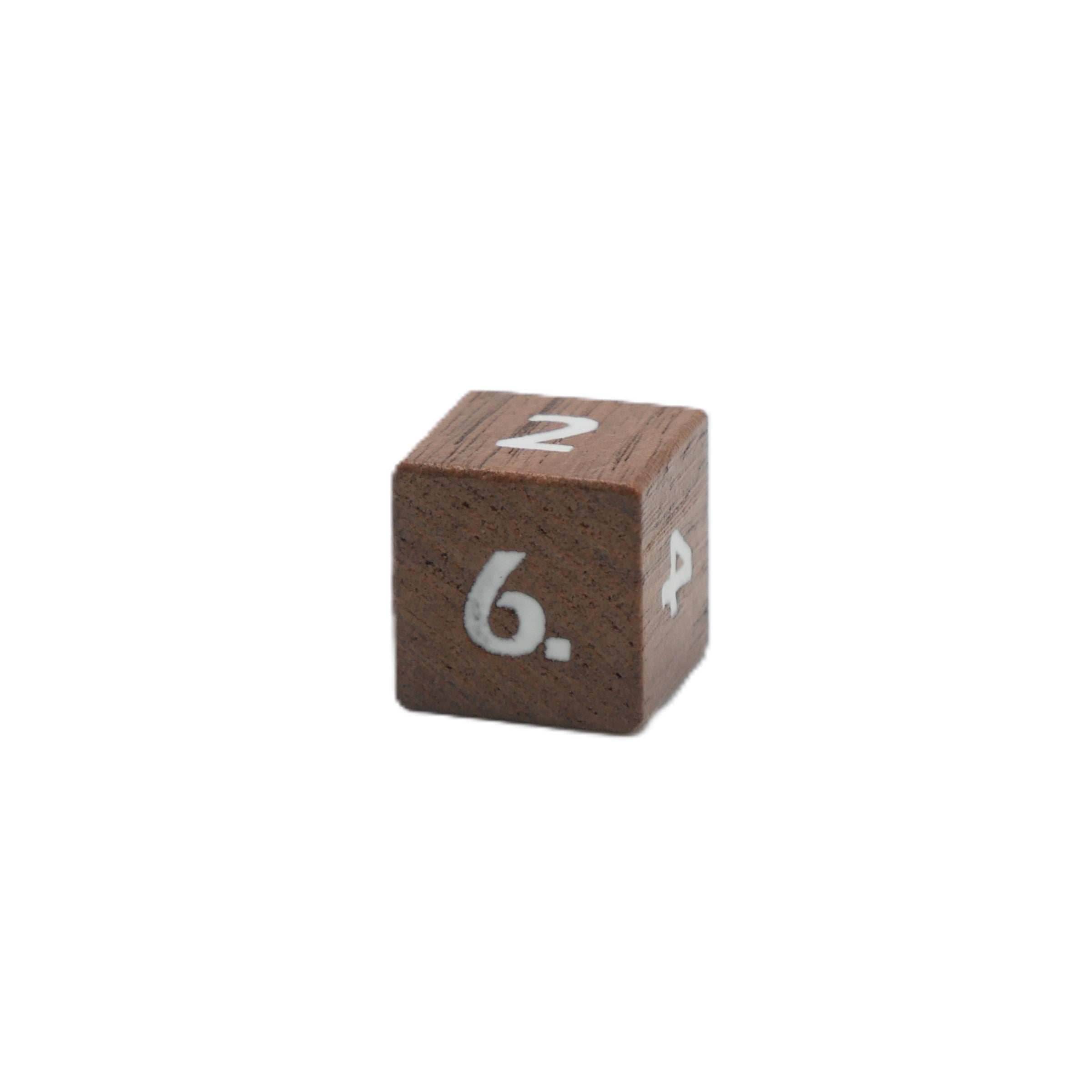 Deku Seed- 7 Piece DnD Dice Set | Wood RPG Gaming Dice - 