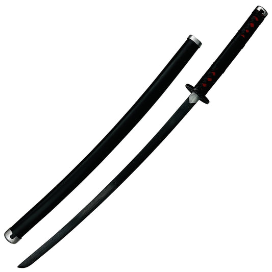Demon slayer Tanjiro Kamado Nichirin Blade Black Katana Sword-0
