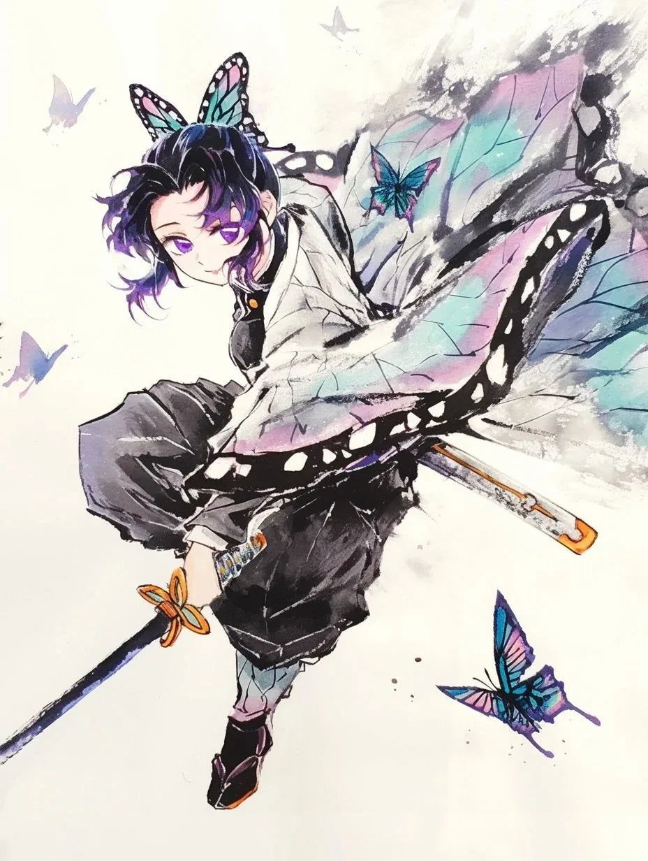 Demon Slayer Diamond Painting Kit Mosaic, Kimetsu no Yaiba Artist DIY Kit Home Decoration Picture Wall Art