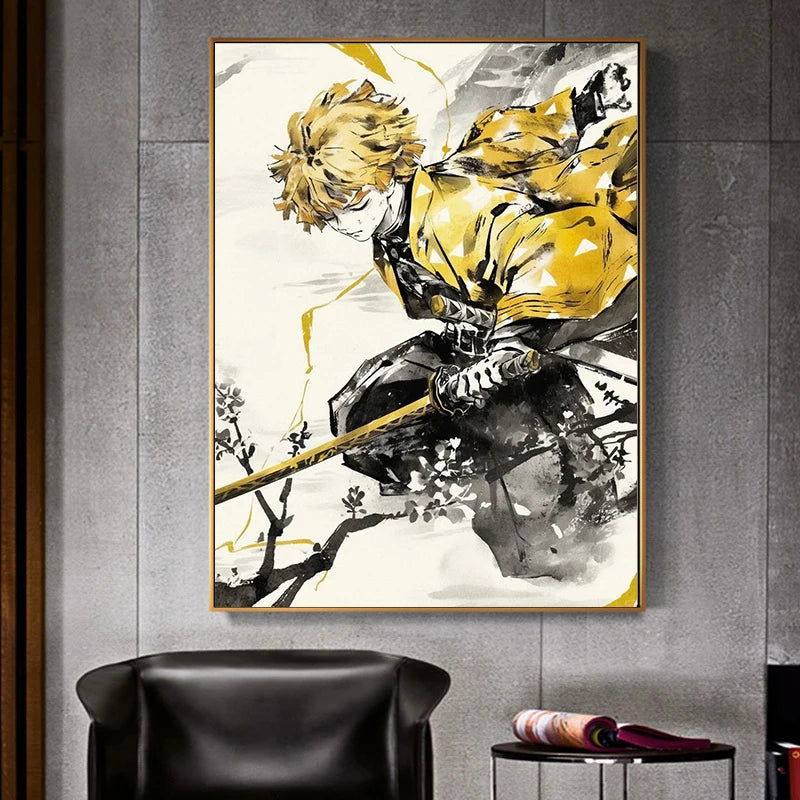 Demon Slayer Diamond Painting Kit Mosaic, Kimetsu no Yaiba Artist DIY Kit Home Decoration Picture Wall Art