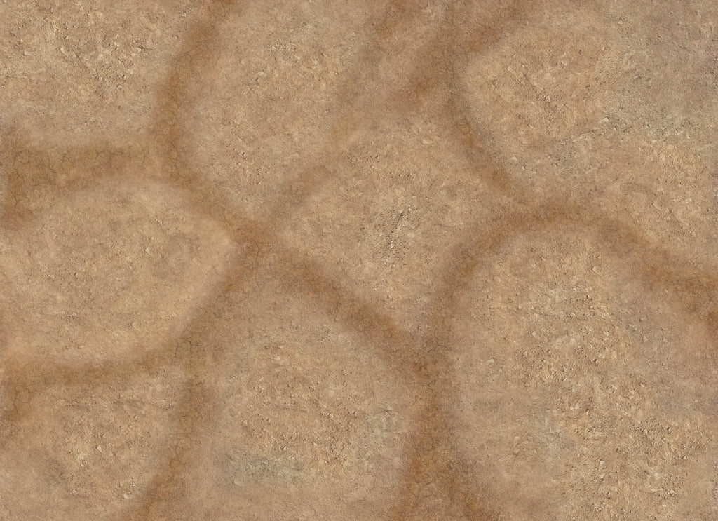 Desert Paths - Neoprene Battle Mat - Warhammer, AoS, 40K, Kill Team, MCP, Shatterpoint, Legion, More - 36x36