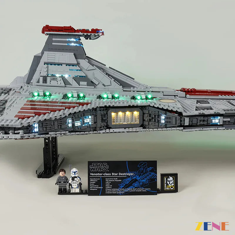 Light Kit for Venator Class Republic Attack Cruiser LEGO #75367 (Ver.2)