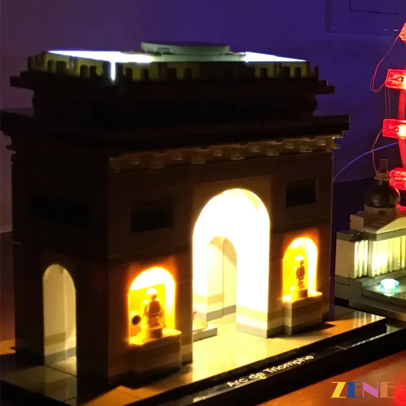 Light Kit for LEGO Arc de Triomphe #21036