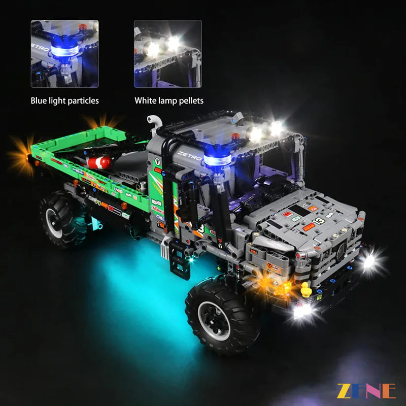 Light Kit for LEGO Mercedes-Benz Zetros Trial Truck 4X4 #42129