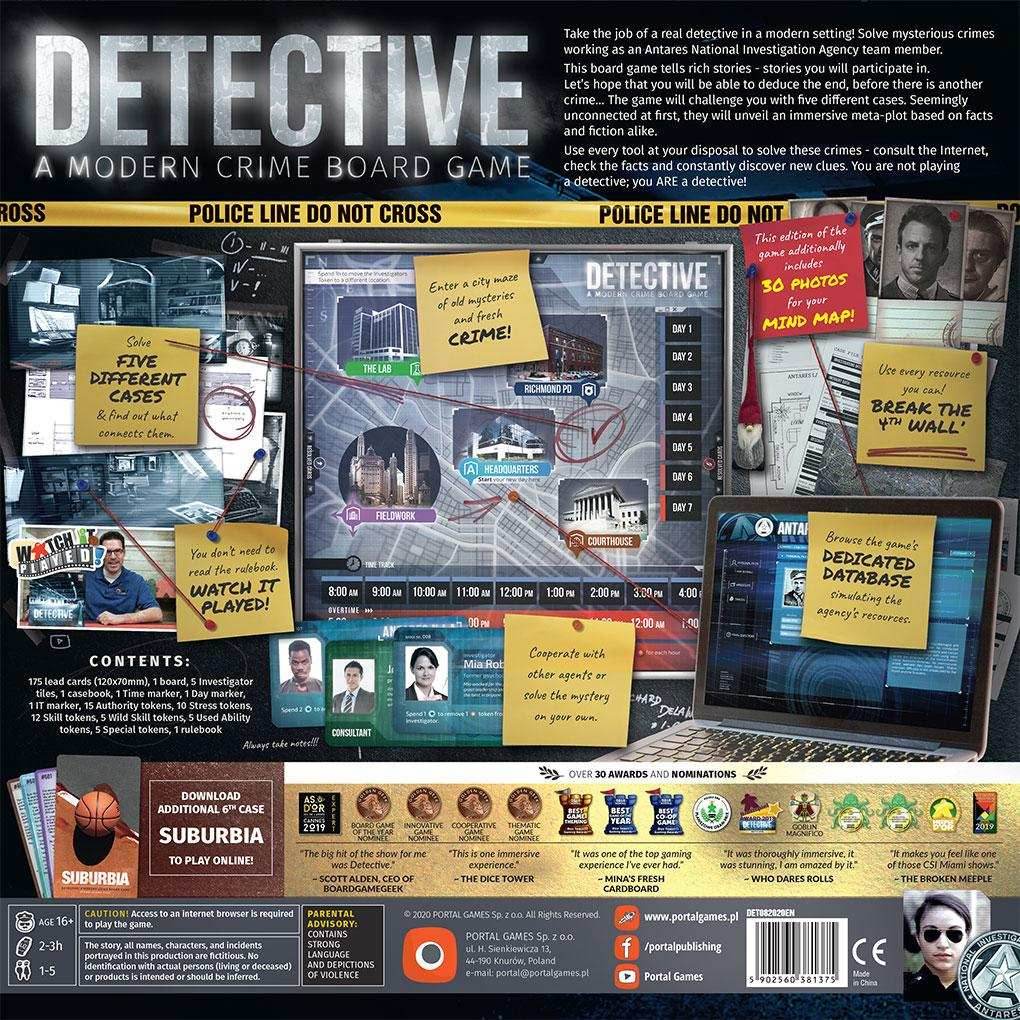 Detective: A Modern Crime Board Game - 
