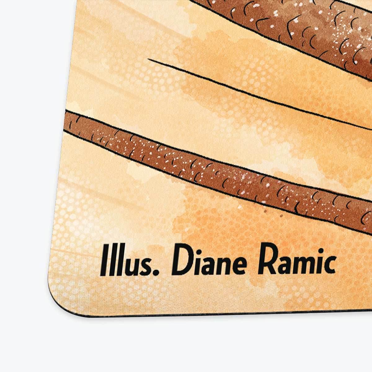 Regal Copper Dragon Playmat - Standard Playmat / Plain