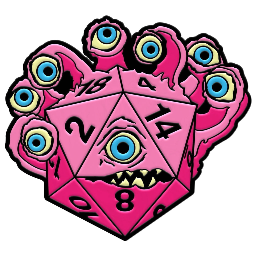 DieHolder / Eye Tyrant - Hard Enamel Adventure Dice Pin Metal by Norse Foundry