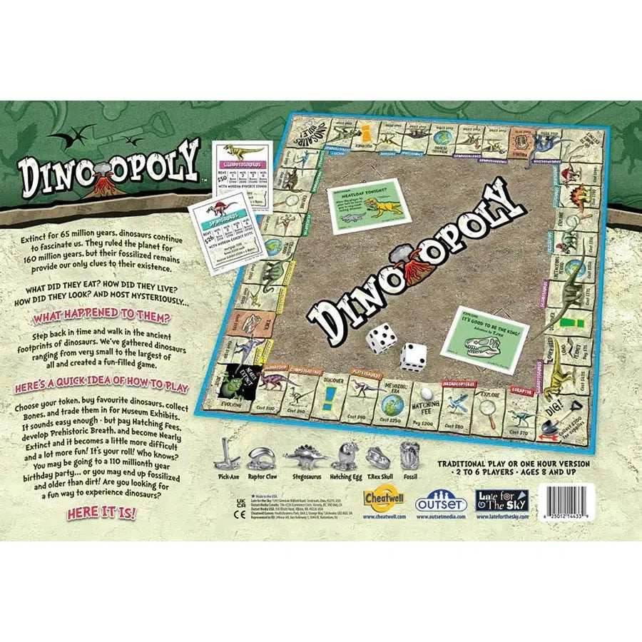 Dino-Opoly Board Game Outset - 