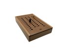 ELITE Magnetic Clasp Storage Box With  4 Pegs; Scoring Track for Crokinole NO DISCS (2024 Version)