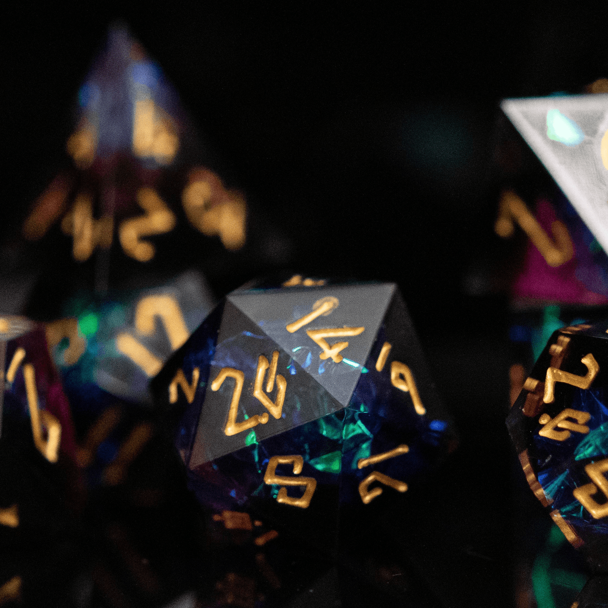 Disenchanted Sharp-Edged Resin Dice Set 'PRE-ORDER | SPRING EVENT DEAL' - 