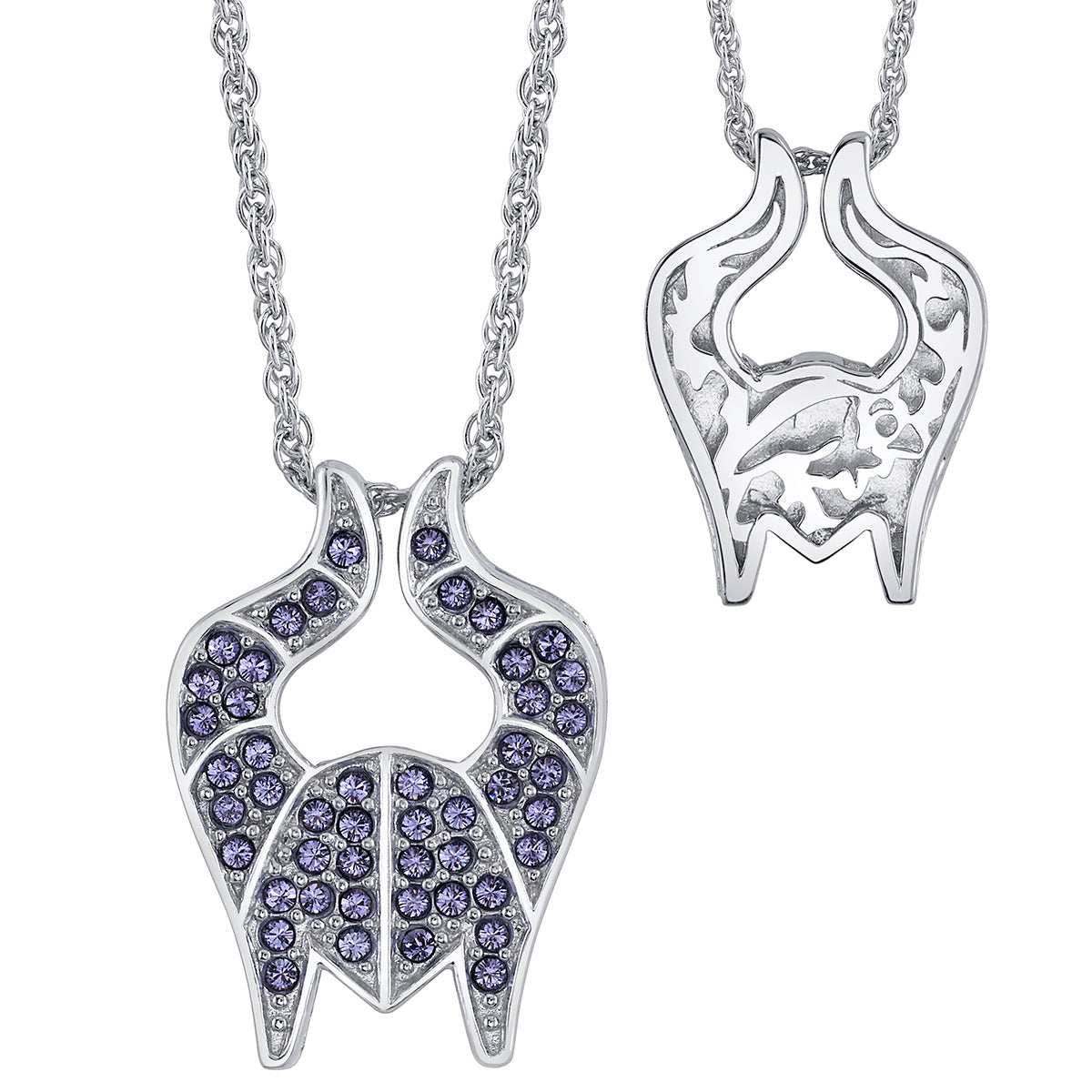 Disney X RockLove DISNEY SLEEPING BEAUTY Maleficent Iconic Villains Necklace - 