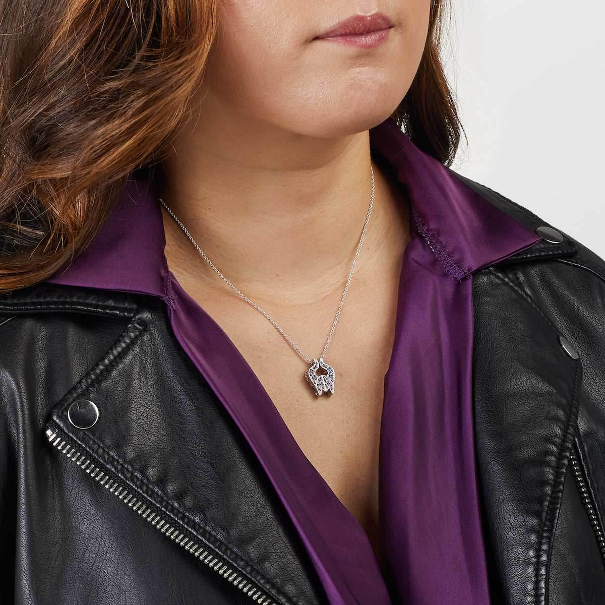 Disney X RockLove DISNEY SLEEPING BEAUTY Maleficent Iconic Villains Necklace - 